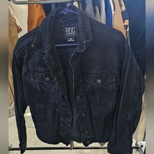 BDG Urban Outfitter Black Jean Jacket, Size S